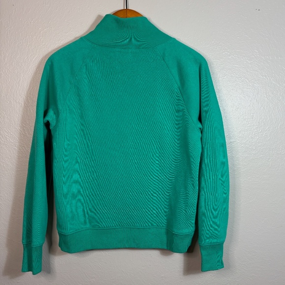J. Crew Wide Button-Collar Pullover Sweatshirt in Cloudspun Fleece - Picture 6 of 8